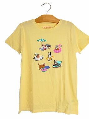 Crewcuts Bright Yellow Animal Tee